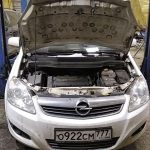 Opel Zafira - замена катализатора на пламегаситель - Автосервис Светофор